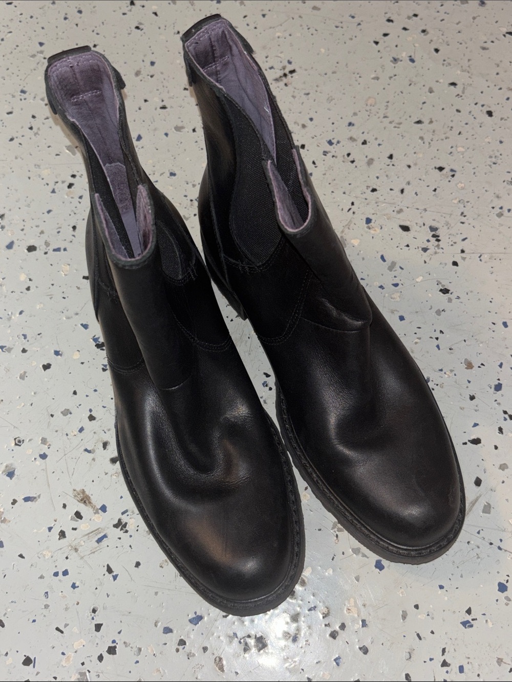 Sebago Black Leather Women's Boots